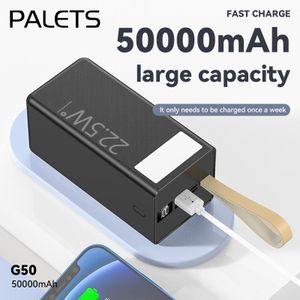 50,000 mAh power bank 22.5W Super Fast Charge & LED Light for Outages
