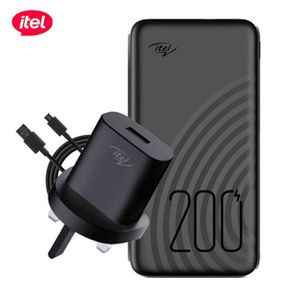 itel 20000mAh Fast Charging Power Bank + Free 5W Charger