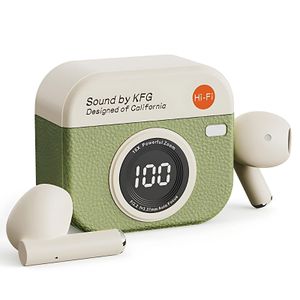 GtyGo Wireless  Earphones  Bluetooth 5.4 HeadphonesSport Earbuds Headset LED Display green colour