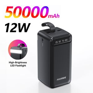 FOOMEE 50000mAh Fast Charge Power Bank with Dual USB & LED Display