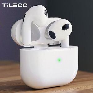 TiLECC Air Pro 4 TWS Touch Sensor Bluetooth Headset - White