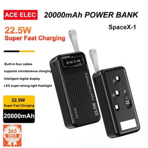 Ace Elec  20000mAh 22.5W Super Fast Charging Pøwer Bank
