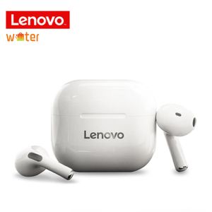 Lenovo LP40 Bluetooth 5.0 Waterproof Earphone Touch Headset WHITE