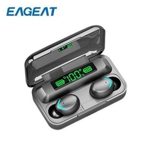 EAGEAT F9 Wireless Headset Bluetooth Earphone True Bass