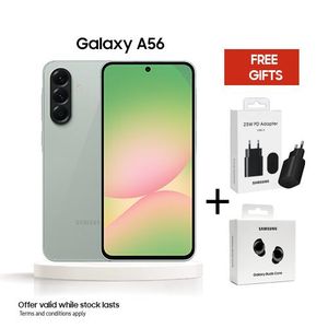 Samsung Galaxy A56 6.7" 8GB RAM/128GB ROM - Awesome Light Grey + Free gift
