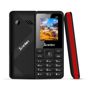 Sunelan S8 1.8" Screen Phone, Dual SIM, Game, Camera  BL 5C_Battery - Black Red.