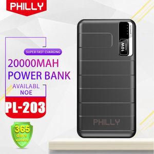 Philly 20000mAh 2.1A Fast Power Banks  For All Phones-Black