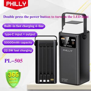 Philly Philly 22.5W Power Banks 50000MAh Portable Super Fast Charger