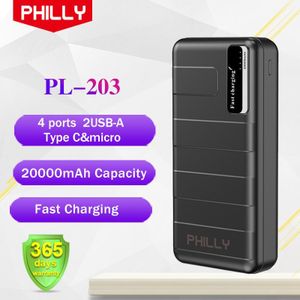 Philly 20000mAh Power Charging Bank Portable Charger Ultra Slim