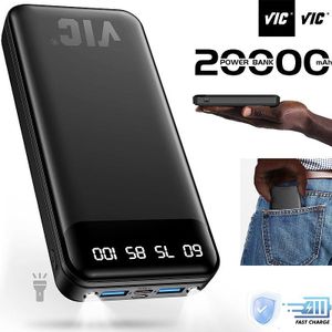 VIC ♛20000mAh Power Bank Portable Charger Ultra Light Battery Pack