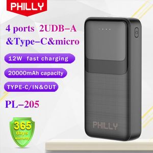Philly 20000mAh Power Charging Bank  Type-C Input