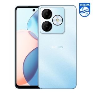 Philips Essence 20 6.56 HD Punch Hole 256GB ROM / Up to 16G ( 8 + 8 GB) Extended RAM  Android 13 -  Aurora Blue