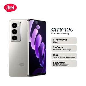 itel City 100  7.65mm" Slim Design 5200mah Android 128/4+8gb