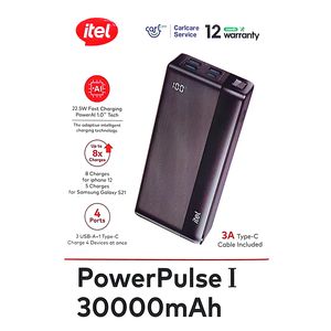 itel 30000mAh Powerbank With 22.5W Fast Charging Powerbank