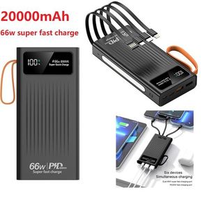 Ace Elec 66W Power Banks 20000 MAh  Portable Super Fast Charger