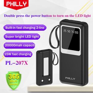 Philly 20000mAh Dual Output LED Power Charging Bank