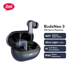 itel TWS BUDSNEO 3 Earbuds  ENC Blue