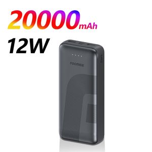 FOOMEE  20000mAh 12W Fast Charging Portable Power Bank with 3 Output