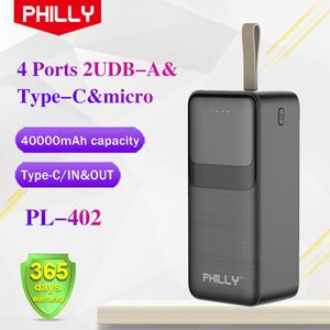 Philly 40000mAh Power Charging Bank  Type-C Input