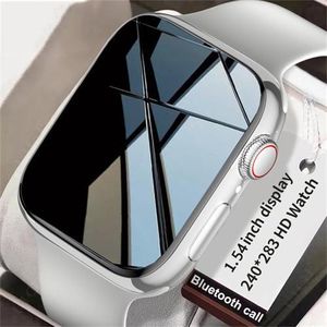 Full Touch Screen Smart Bluetooth Call Smartwatch - For Android and iOS - White