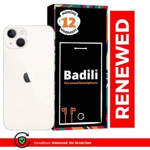 iPhone 13, 4GB RAM, 128GB Storage, Starlight, 3240 mAh, 6.1 inch with 12 months warranty (Refurbished)