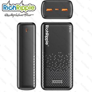 RichRipple Portable Power Bank 30000mAh Fast Charger