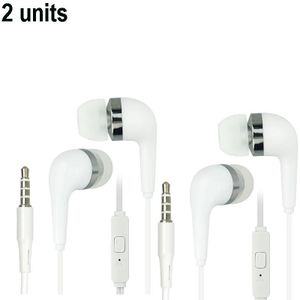 GtyGo  2 units Earphone Wired Control Mic In-Ear Headset