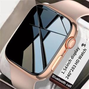 Full Touch Screen Smart Bluetooth Call Smartwatch - For Android and iOS - Pink