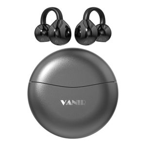 VANIR Wireless Bluetooth Earbuds, Clip-on headsets with C-shaped design, advanced audio technology, automatic left-right recognition, high-quality HiFi sound, touch control. IPX5 water-resistant