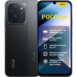 Poco C85 6.9" 8GB RAM / 256GB ROM Xiaomi HyperOS - Black