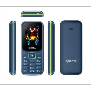 MKTEL MKTEL B310 1.77inch Screen Dual SIM FM Radio Bluetooth Torch Light Dark Blue