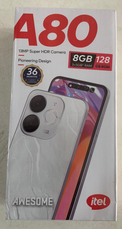 ITEL A80 (8+128GB) SMARTPHONE