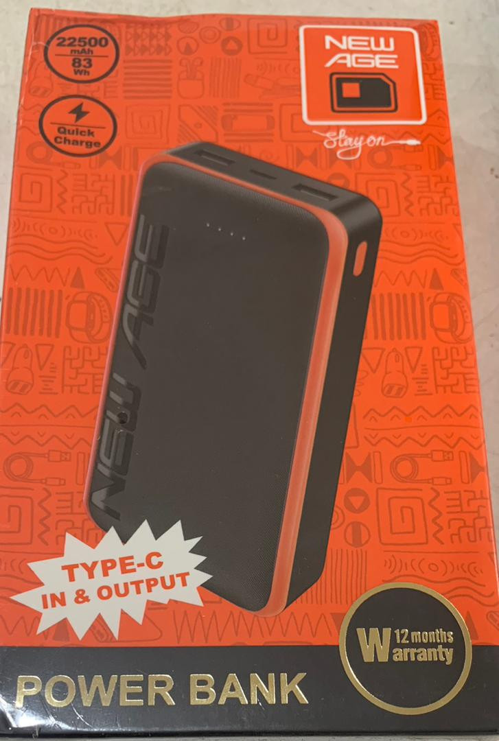NEW AGE 22500MAH Y107 PRO MAX POWERBANK