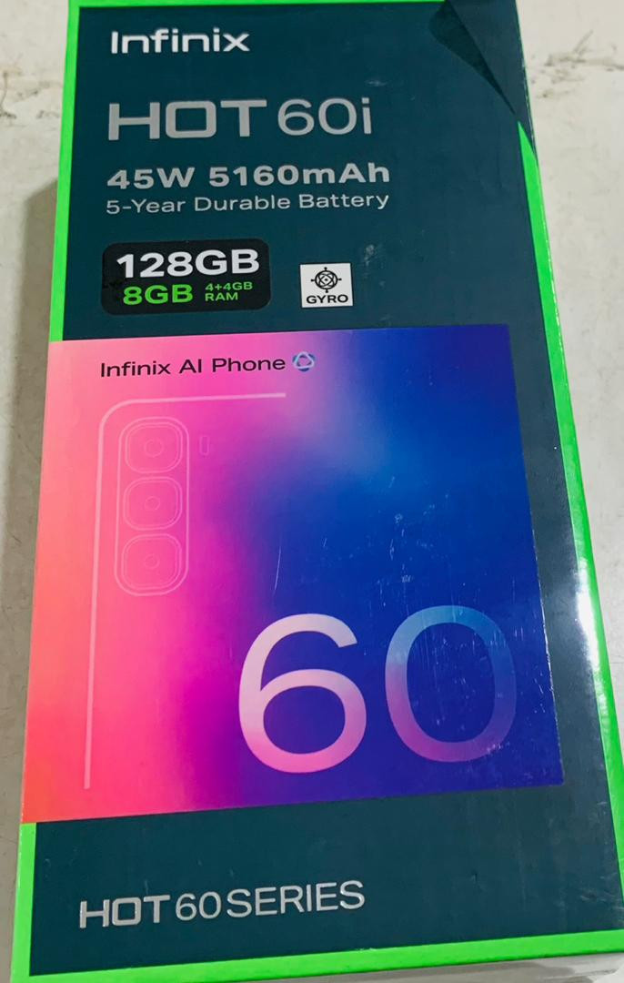 INFINIX HOT 60i (8+128GB)  SMARTPHONE