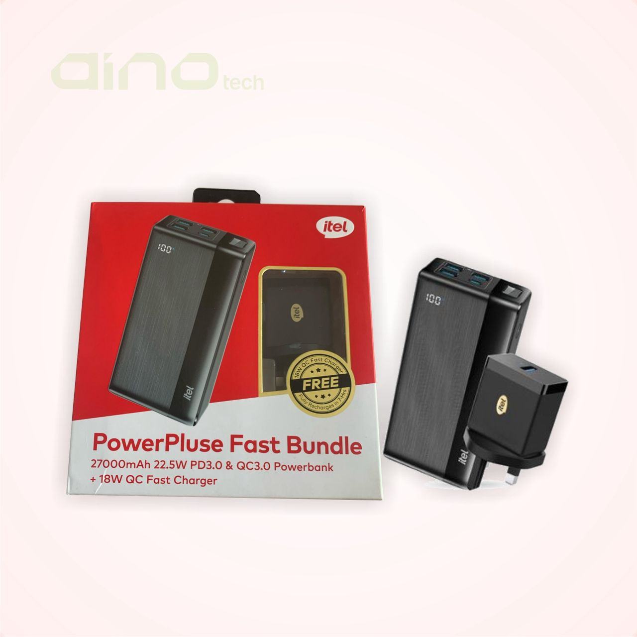 ITEL POWERPULSE FAST BUNDLE 27000mAh POWERBANK