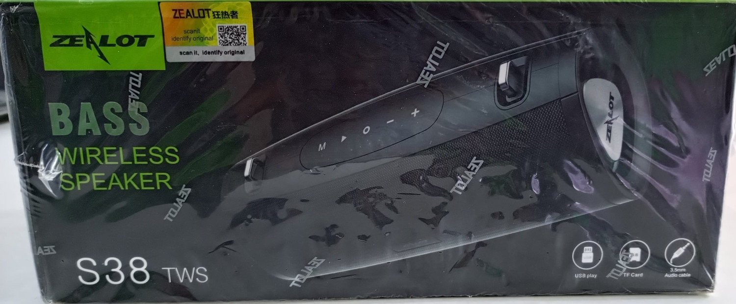 ZEALOT S38 TWS BASS WIRELESS SPEAKER