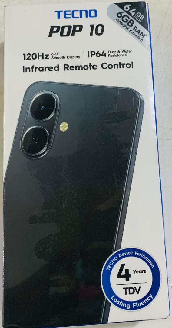 TECNO POP 10 (6+64GB) SMARTPHONE