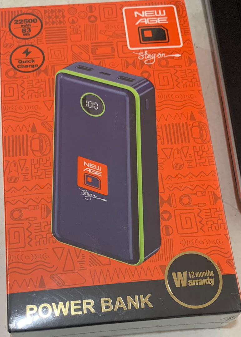 NEW AGE 22500MAH TURBO ULTRA 8 POWERBANK