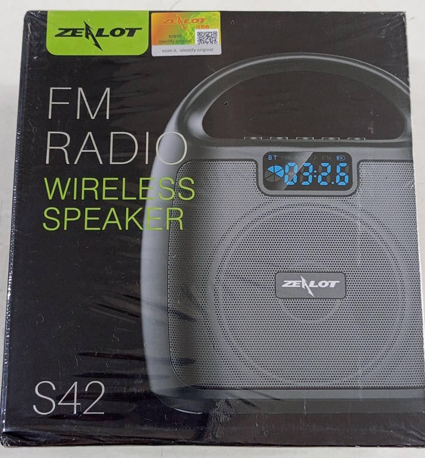 ZEALOT S42 FM RADIO WIRELESS SPEAKER