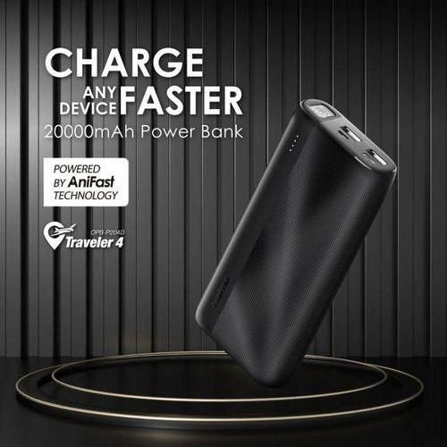 Oriamo 20000mah Fast Charge Powerbank With Powerful Led Light Traveler 4