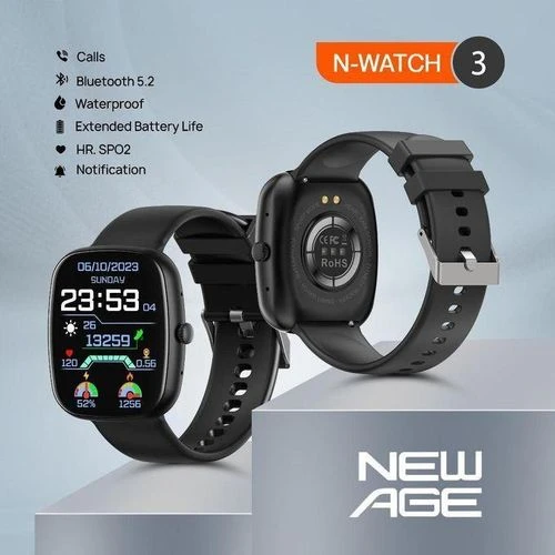 New Age 1.83" HD Display Wireless Calls Smart Watch