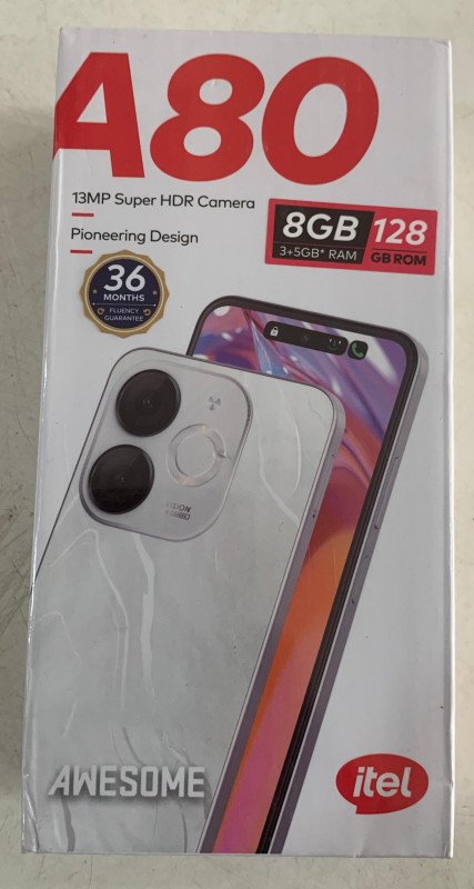 ITEL A80 (8+128GB) SMARTPHONE