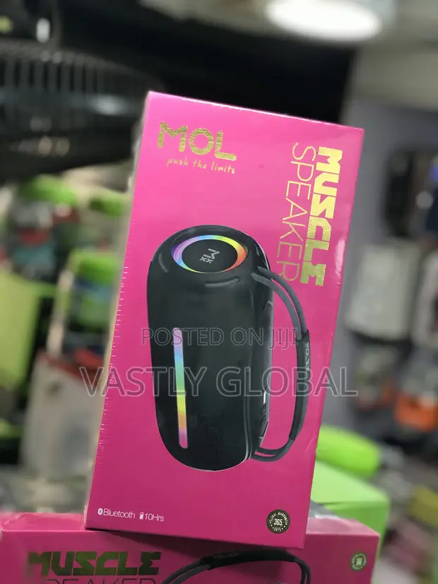 Muscle Bluetooth Portable Speaker, Radio, Long lasting Battery
